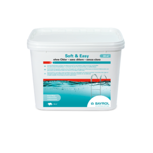 Bayrol Soft & Easy bezchlorowy preparat do dezynfekcji basenu w wygodnych saszetkach.