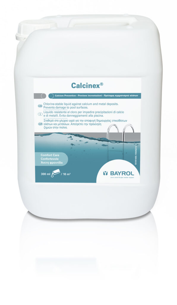 Bayrol calcinex 10 l przeciw wytrącaniu się żelaza w wodzie basenowej