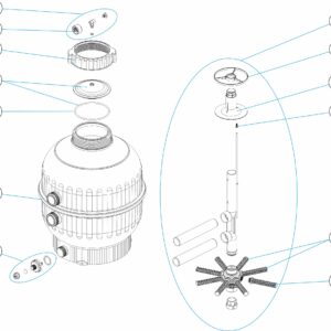 Schemat częsci zamiennych do AstralPool Cantabric