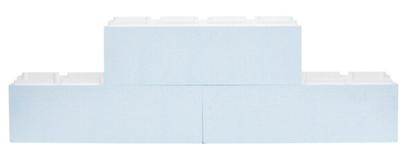 Bloczek styropianowy basenowy Hirsch Porozell 3 Bloczek styropianowy basenowy Hirsch Porozell ułozony