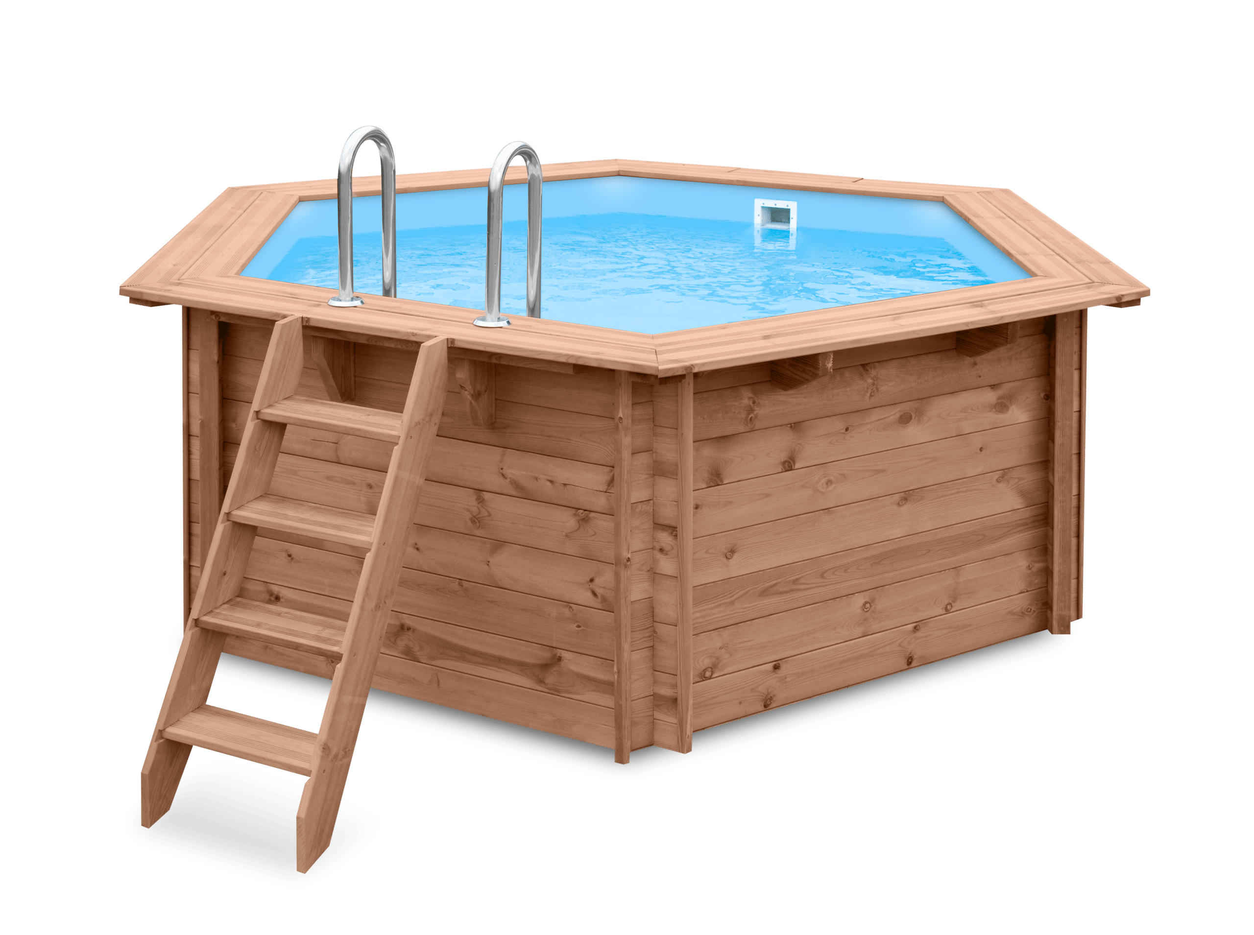 Abatec Summer Joy - Basen drewniany - sześciokątny sklepbasenowy.pl