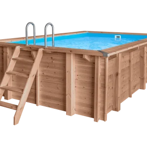 Abatec Amber Charm nowoczesny basen drewniany