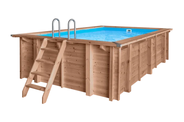 Abatec Amber Charm nowoczesny basen drewniany