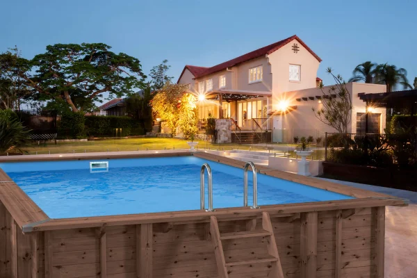 Prostokątny basen drewniany Abatec Baltic Harmony