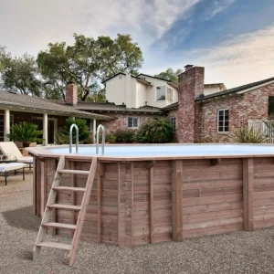 Duży basen drewniany Abatec Diamond