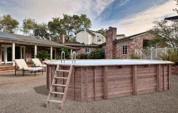 Duży basen drewniany Abatec Diamond