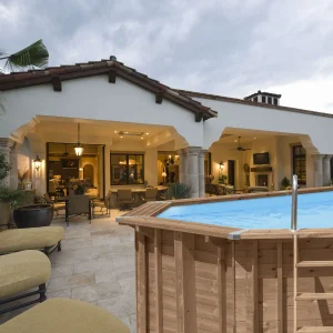 Abatec Riviera Relaxation basen drewniany o pojemności 25m3