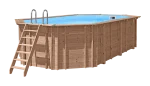 Abatec Riviera Relaxation 25m3 objętości - basen drewniany polskiego producenta