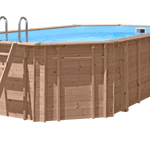 Abatec Riviera Relaxation 25m3 objętości - basen drewniany polskiego producenta