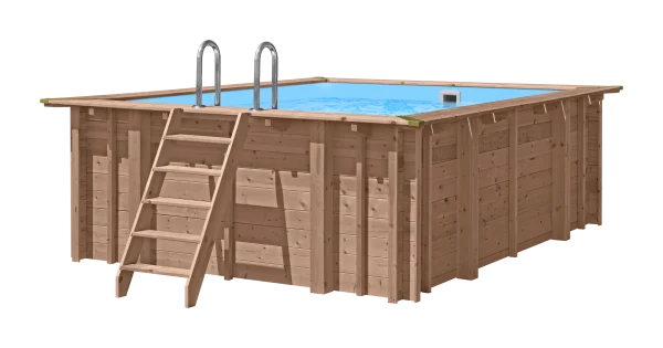 Basen drewniany polskiego producenta Abatec Seashell Happiness