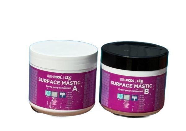 Dwuskładnikowa masa uszczelniająca do basenów  SB-Pool Surface Mastic 400 g - obrazek 1