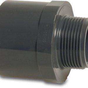 Nypel PVC-U 50/63mm x 1 1/4" GZ - do instalacji basenowej