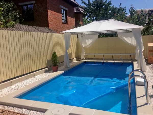 Elbe Classic Adriatic blue - niebieska- Membrana basenowa 165cm x 25m - obrazek 7