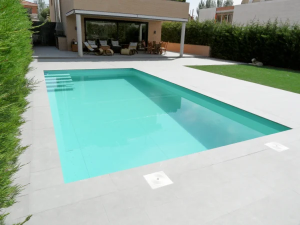 Elbe Classic Turquoise - turkusowa - Membrana basenowa 165cm x 25m - obrazek 1