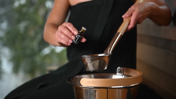 Rento chochla do sauny natural - srebrny mat - obrazek 3