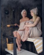 Czapka do sauny Kenno ciemny granat Rento - obrazek 4