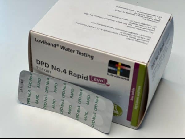 27dff459e1c0532e197e08145144519f Tabletki Lovibond DPD 4 RAPID do pomiaru tlenu - tester ręczny - 10 szt. - obrazek 2