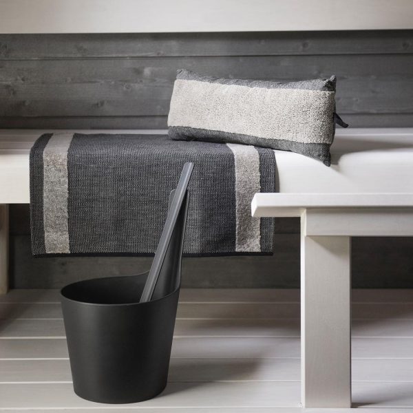 Zestaw do sauny ceber 5l i chochla RENTO Pisara - brown - obrazek 4