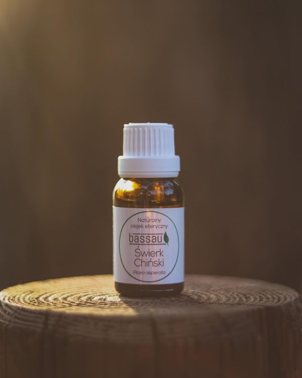 Naturalny olejek zapachowy do sauny 15 ml - Bassau - Świerk chiński - obrazek 3