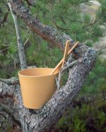 Zestaw do sauny ceber 5l i chochla RENTO Pisara - brown - obrazek 10