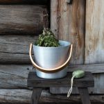 Wiaderko ceber do sauny 5l RENTO natural srebrny mat - obrazek 5