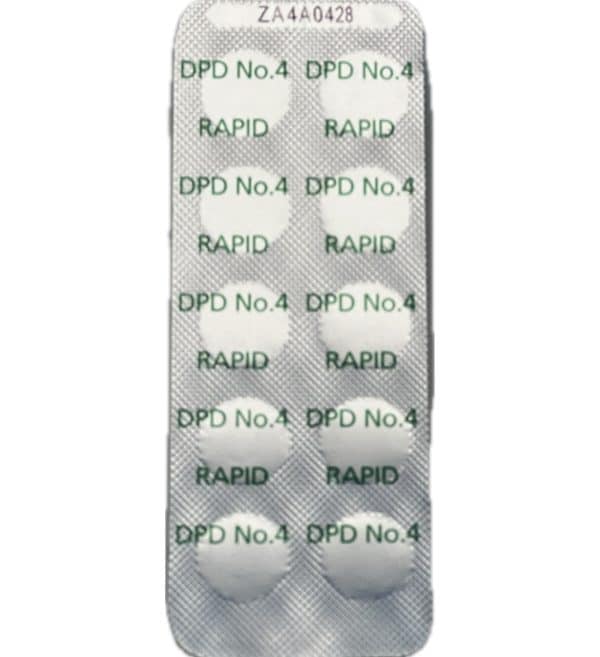 a345a48841818ee656e1629cb1cb1e2c Tabletki Lovibond DPD 4 RAPID do pomiaru tlenu - tester ręczny - 10 szt. - obrazek 1