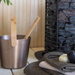 Wiaderko ceber do sauny 5l RENTO natural srebrny mat - obrazek 3