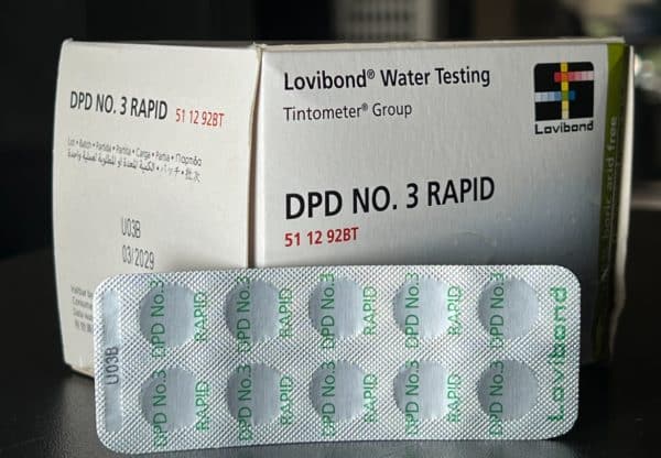 ce0aca9f3726c2e296d2f66e632d869f Tabletki Lovibond DPD 3 RAPID do pomiaru chloru całkowitego - tester ręczny - 10 szt. - obrazek 2